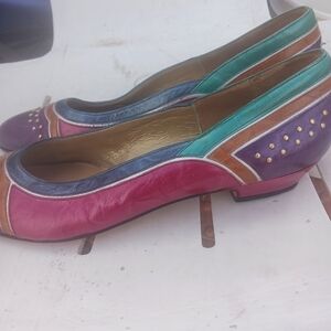 Vintage Crayon thomas cort For Lord & Taylor Multicolored 10aa3" Wide